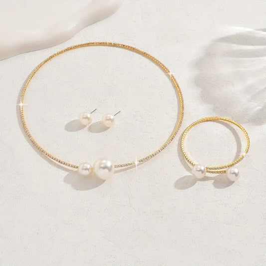 3-Piece Sparkling Bridal Set