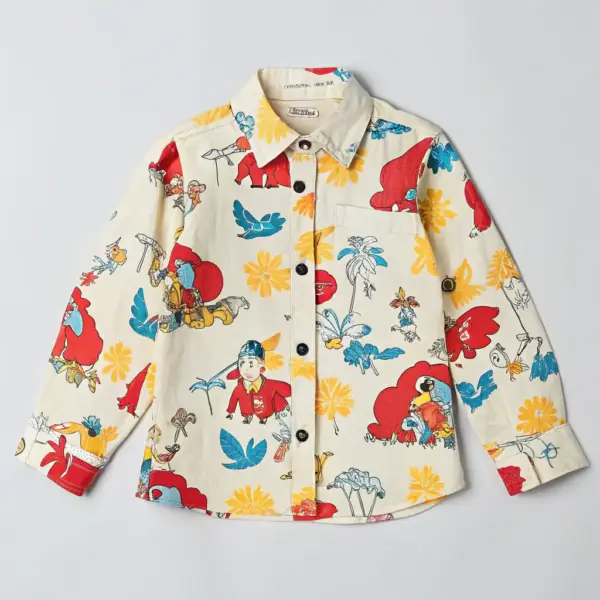 Gestreept blouse met lange mouwen